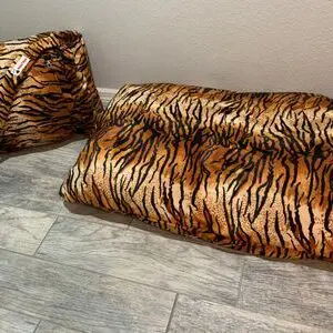 Tiger faux fur bag