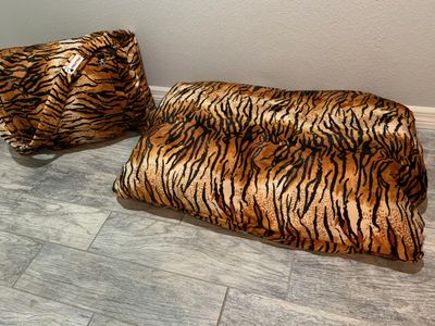 Tiger faux fur bag